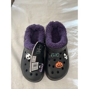 DISNEY NIGHTMARE BEFORE CHRISTMAS SIZE 6.5 / 7.5 WOMENS WINTER CLOGS